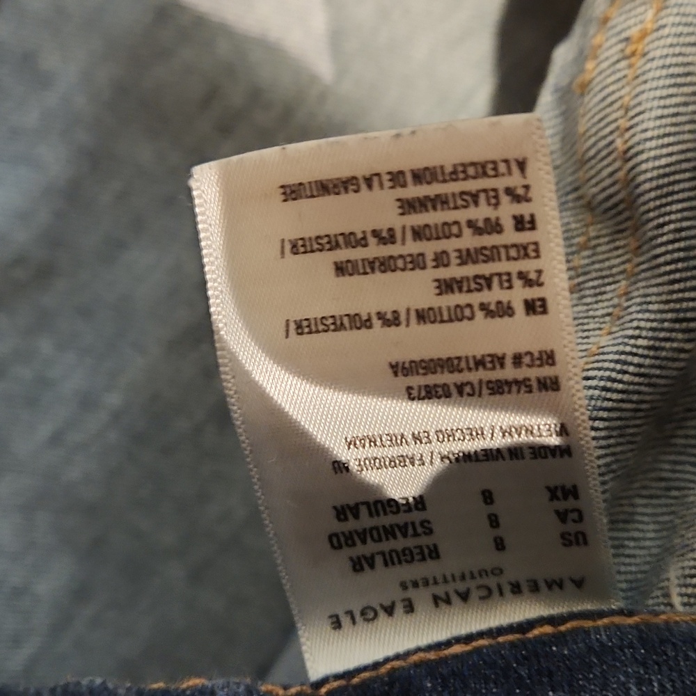 ❤️ AMERICAN EAGLE HIGH RISE  FESTIVAL FLARE JEANS, 8 (29) - Picture 6 of 9